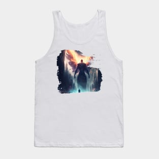 Monster with huge wings Tank Top